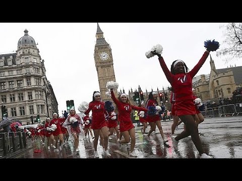 بالفيديو 8500 شخص يشاركون في استعراض استقبال العام الجديد في لندن