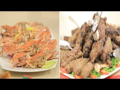 شاهد طريقة إعداد كابوريا  اللحمة  سلطة سبانخ