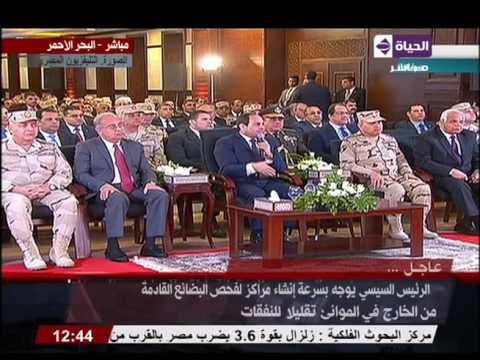 شاهد كلمات الرئيس السيسي للوزير محمد عرفان