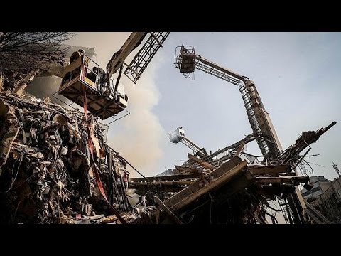 21 قتيلا على الاقل وأكثر من 80 جريحا في حريق وانهيار برج بْلاَسْكو في طهران