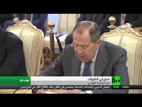 لافروف يؤكد دخول مرحلة مهمة من مباحثات جنيف