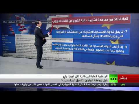 شاهد  تفعيل بريكسيت رهن موافقة برلمان بريطانيا