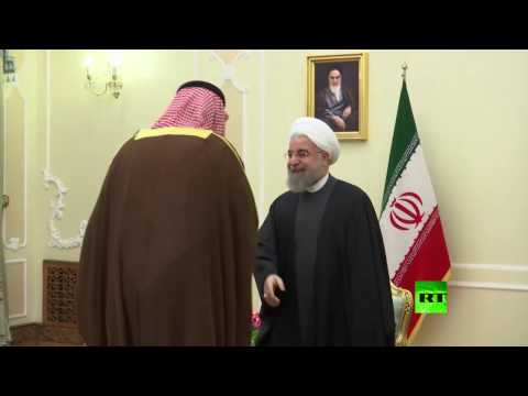 لقاء وزير الخارجية الكويتي مع الرئيس الإيراني