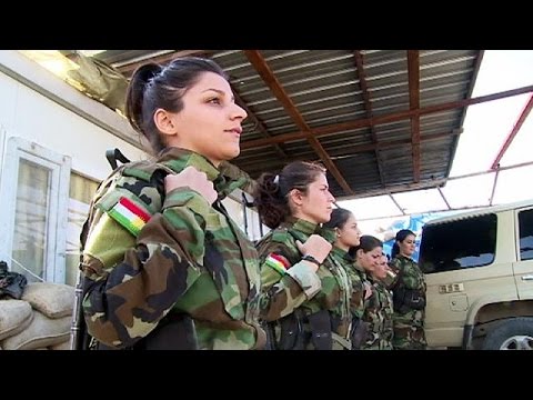 life on the frontline for one peshmerga woman soldier facing jihadist fighters