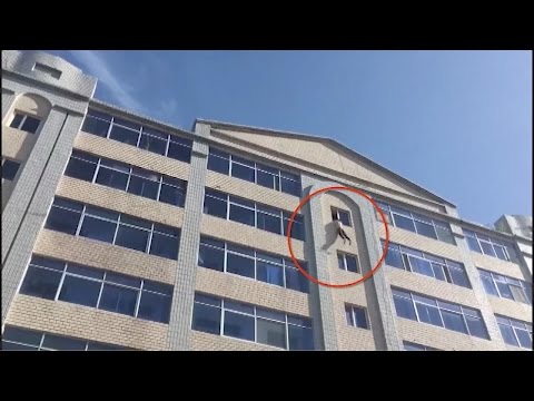 firemen save drunk man from jumping