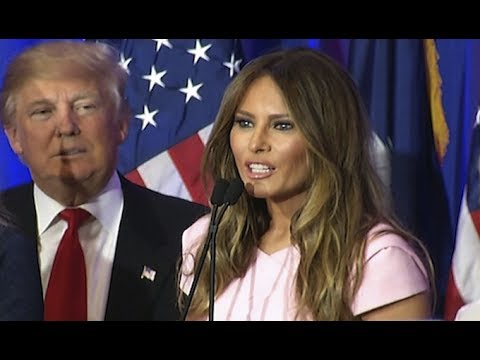 melania trump speaks to us military personnel
