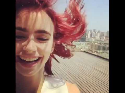 beautiful lily collins