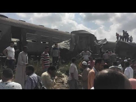 after two trains collide in egypts alexandria