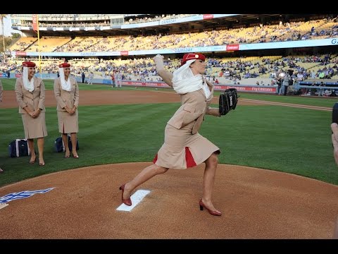 emirates steals the show with the los angeles dodgers