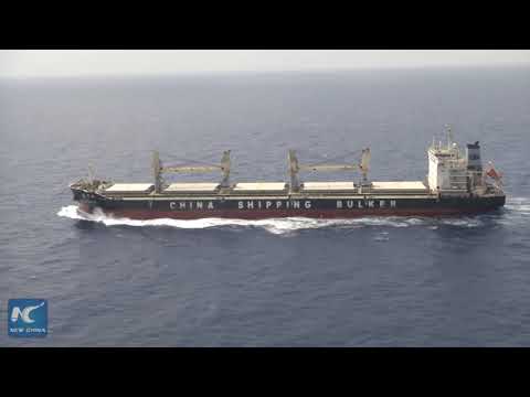 chinese warship conducts drill in the gulf
