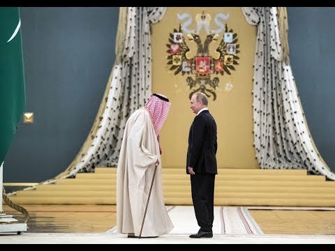 saudi king bows to new middle east tsar putin and brings billions