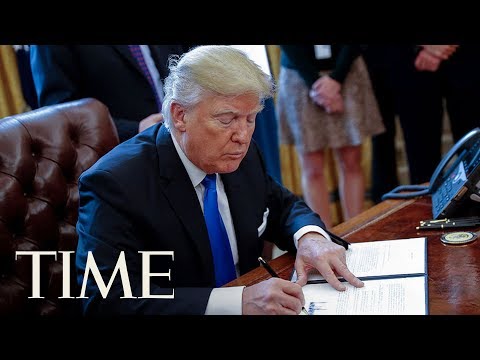 president trump signs order to send americans back