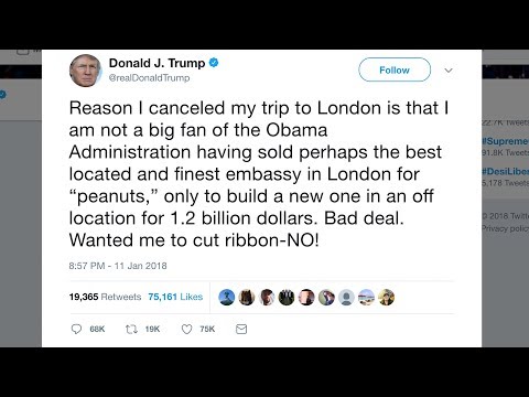 trump sparks uk political row after canceling london trip