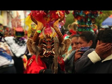 dancing devils take over ecuadorian town