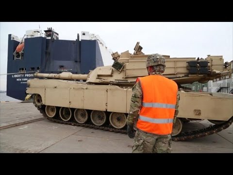 us delivers heavy armour to baltic states