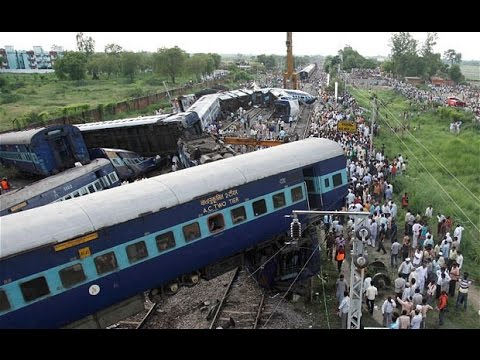 train derails in uttar pradesh