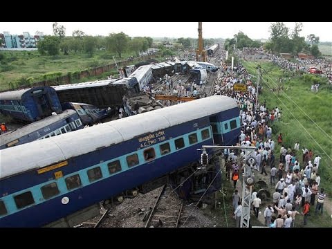 train derails in uttar pradesh