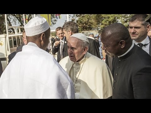 pontiff visits central african republic to end a spiral of hate and violence