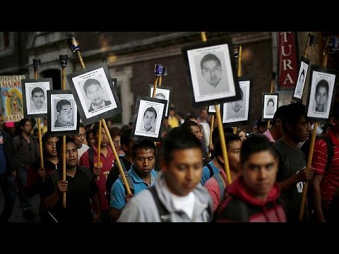 parents of 43 missing students protest
