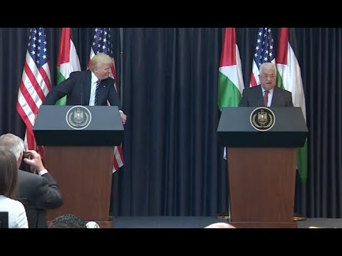 trump and palestinian president abbas