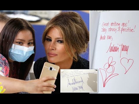 wow what melania trumps handwriting