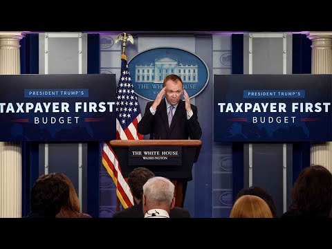 trumps first budget met with fantasy math
