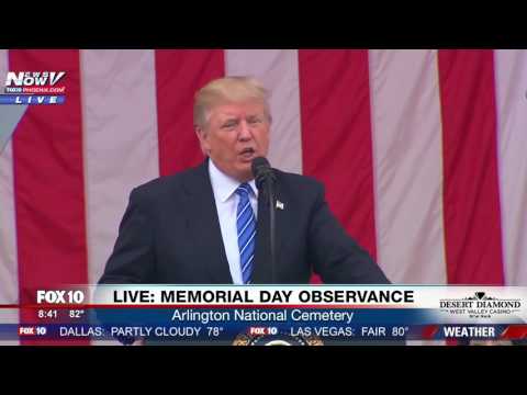 president trump honors fallen solider