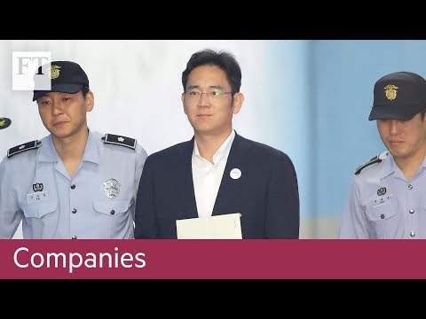 samsung head sentenced to 5 years in jail