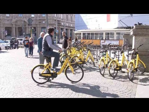 chinese shared bikes warmly welcomed