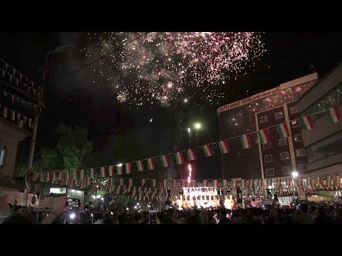 kurds celebrate in arbil