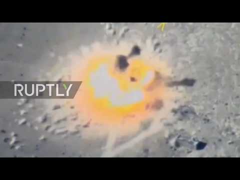 russian forces strike is targets east of euphrates