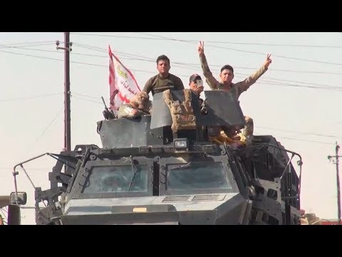 dramatic moment iraqi forces enter kurdish