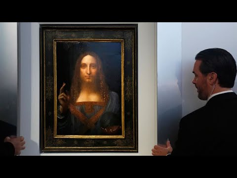 leonardo da vinci painting sells for 450m at auction