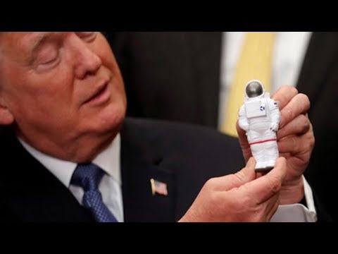 trump to send astronauts back to the moon