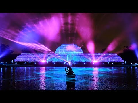 1 million twinkly lights create festive atmosphere at kew gardens