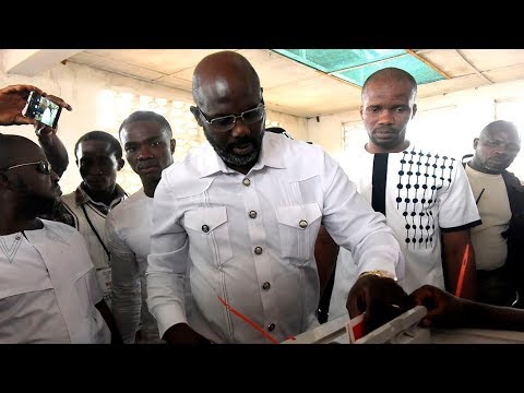 former football star george weah wins liberias election