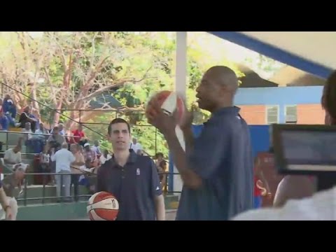 nba brings basketball diplomacy to cuba