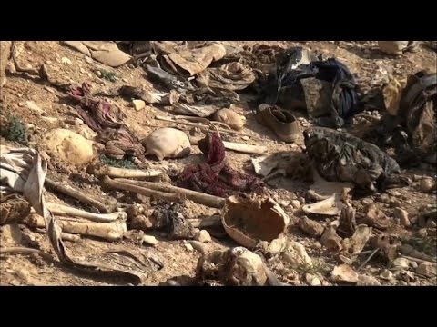 remains of more than 20 yazidis found
