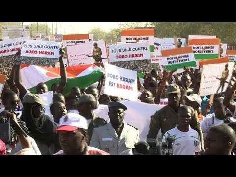 thousands march in niger against boko haram