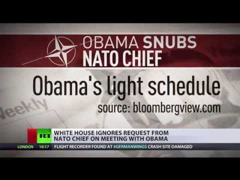 white house can not ‘find time’ to meet nato chief