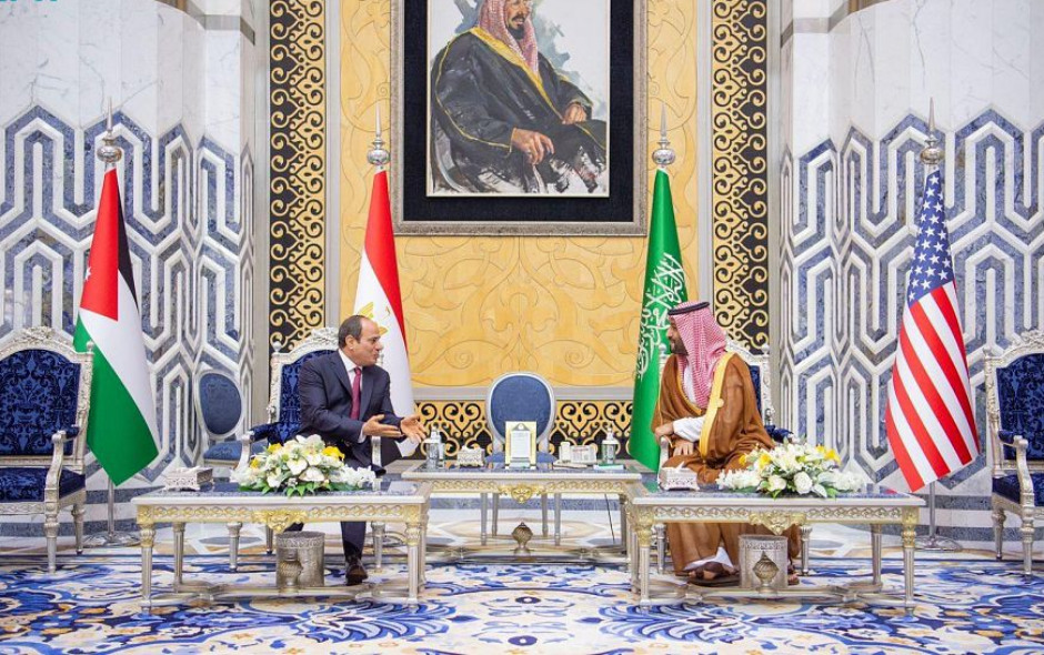  صوت الإمارات - ولي العهد السعودي الأمير محمد بن سلمان يستقبل قادة ورؤساء وفود الدول المشاركة في قمة جدة للأمن والتنمية